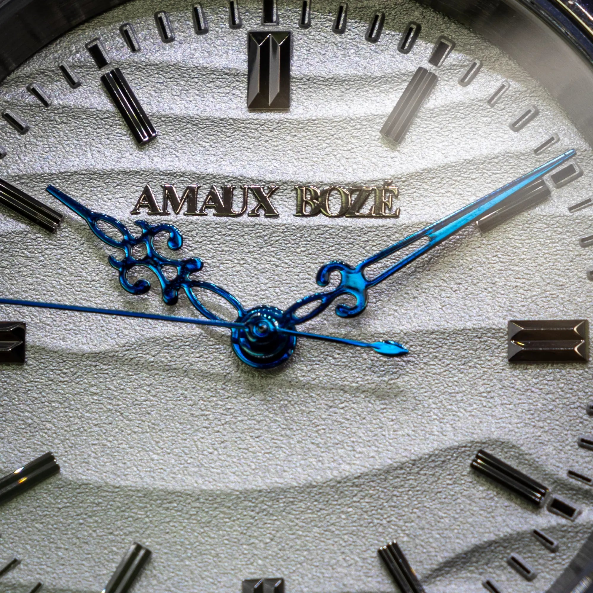 Khaybar Antarctica Dress Watch - Black Aligator Leather Strap