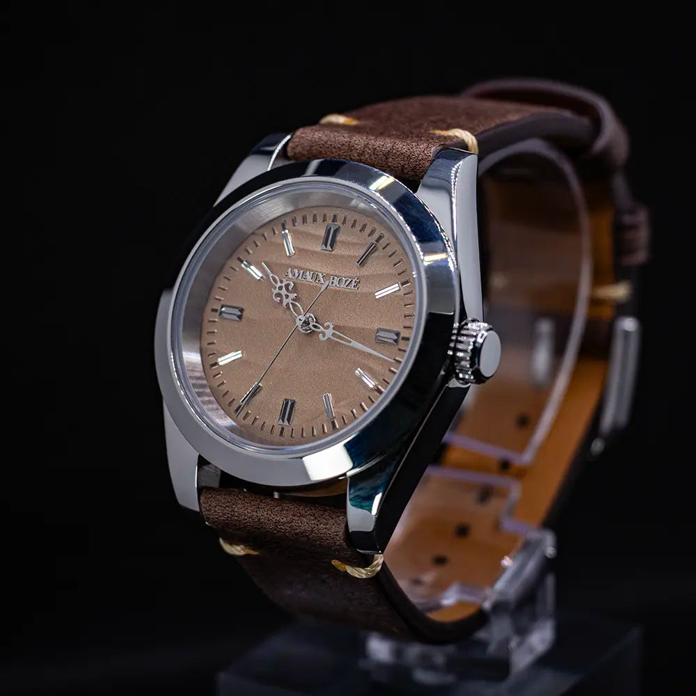 Khaybar Desert Dune Dress Watch - Fine Milanese Mesh Steel Strap