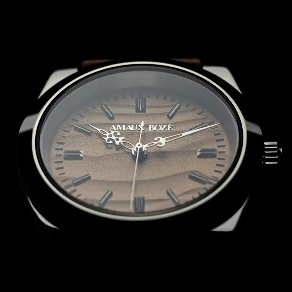 Khaybar Desert Dune Dress Watch - Fine Milanese Mesh Steel Strap