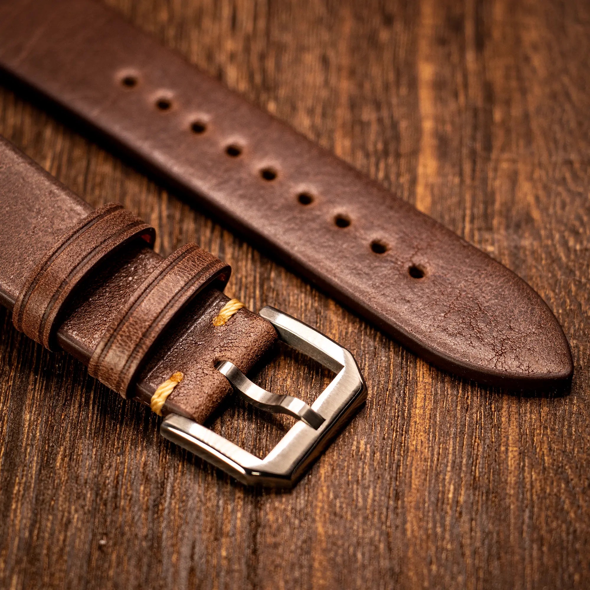 Premium Retro Leather Strap for Brand Watches