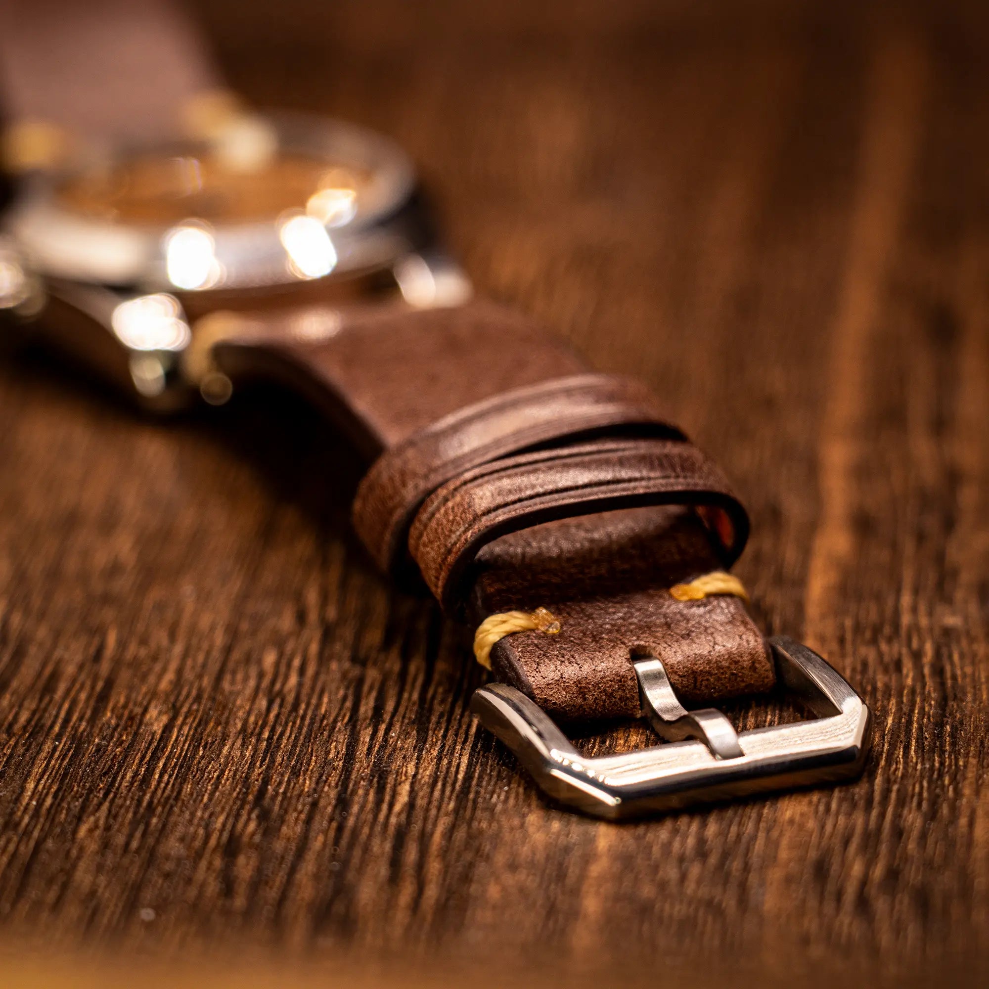 Premium Retro Leather Strap for Brand Watches